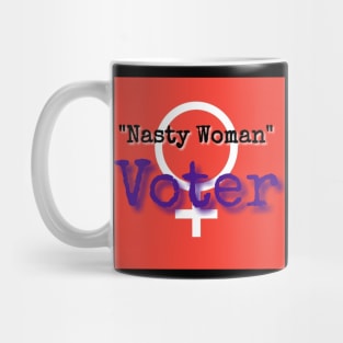 Nasty woman voter purple Mug